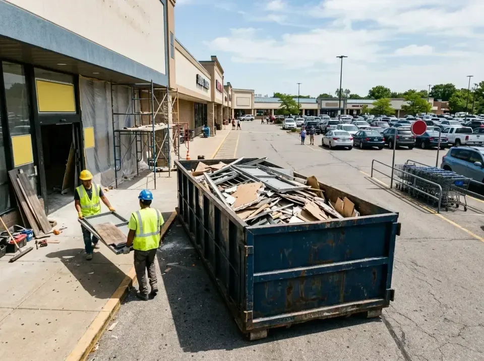 retail-store-renovation-debris-003 — frequently asked questions, Roll-off Dumpster Rentals in Chesapeake Beach, MD